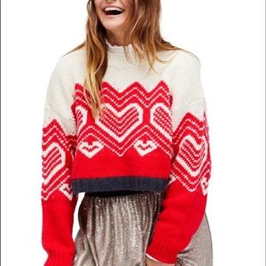 Free people crop sweater